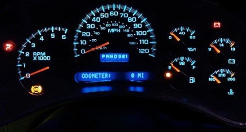 05 Chevy Trailblazer Dash Warning Lights