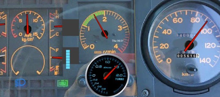 Hino Dash Warning Lights 1