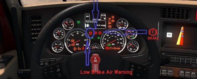 Kenworth Warning Light