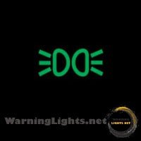 Toyota Prius Headlight On Indicator Warning Light