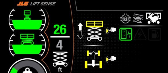 JLG Boom Lift Warning Lights