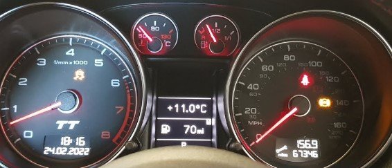 Audi Tt Dashboard Warning Lights