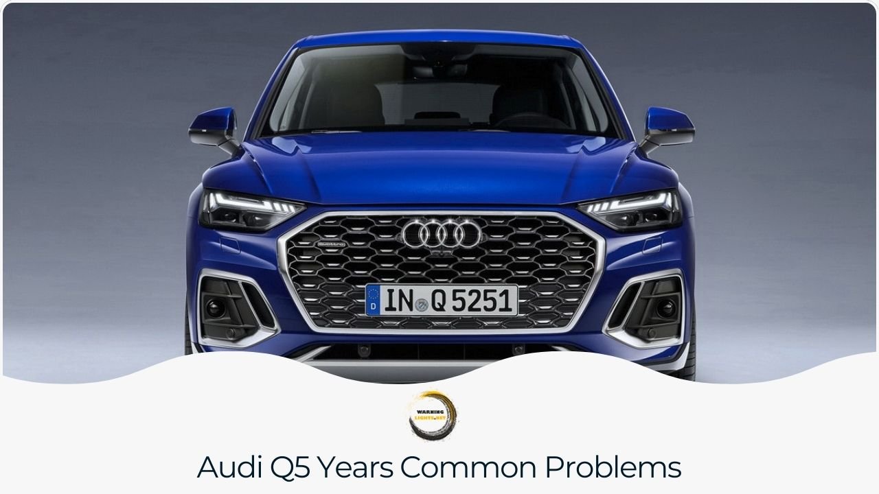 Audi Q5 Years To Avoid - Worst And Best Years 3 Overview of recurring issues across various Audi Q5 model years, focusing on mechanical and electrical problems.
